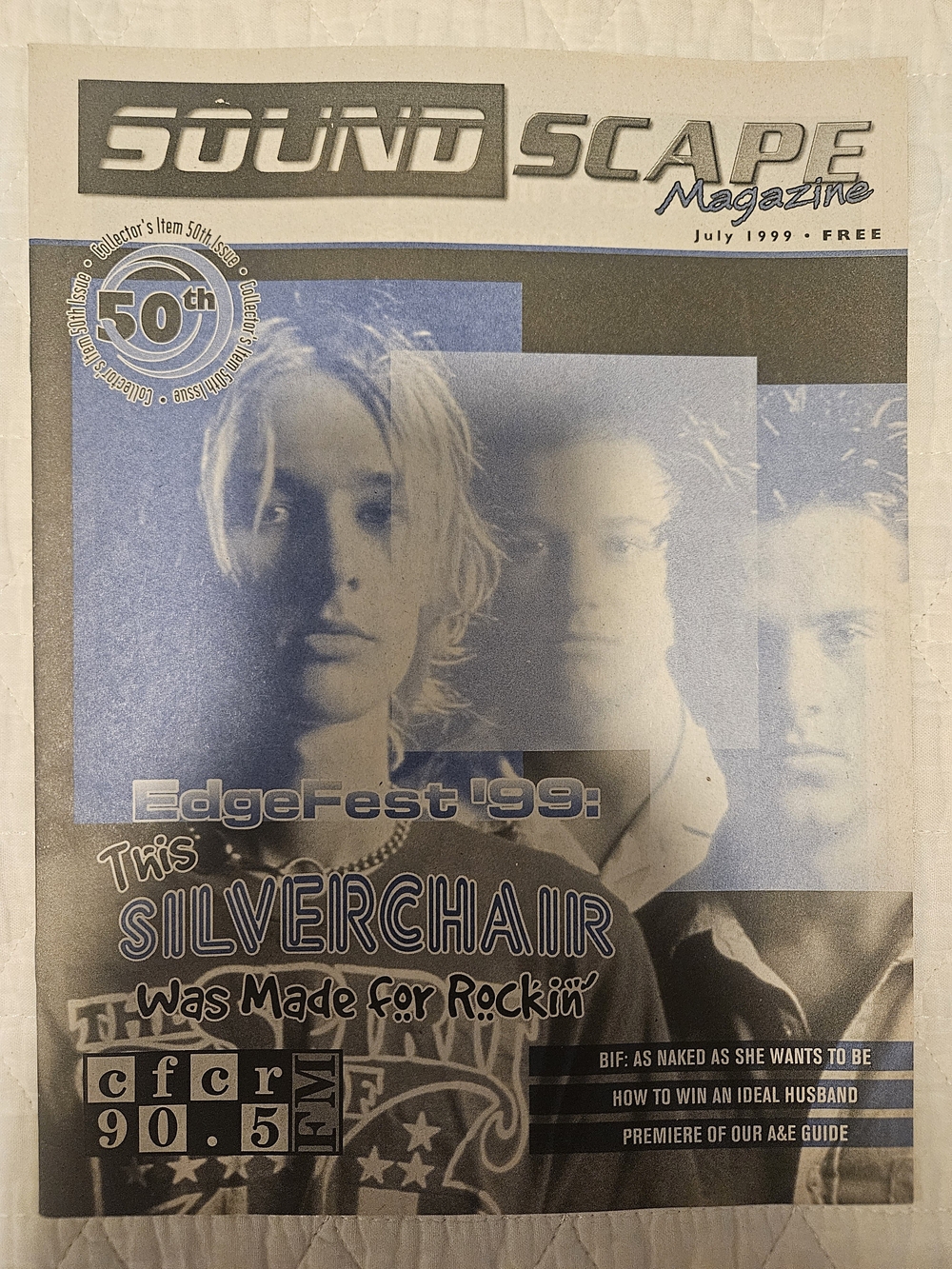 Soundscape Magazine - Silverchair Cover (Blue/Black)